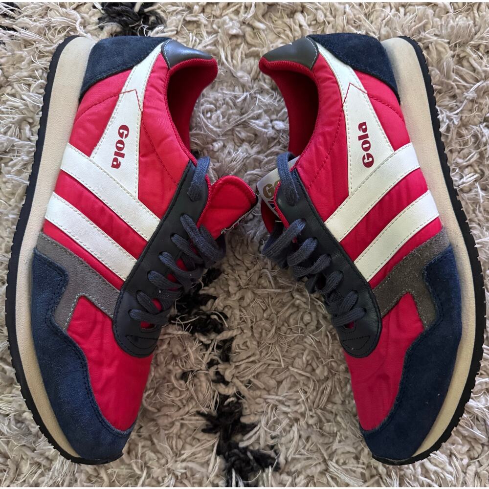 Gola Red and Blue Athletic Shoes